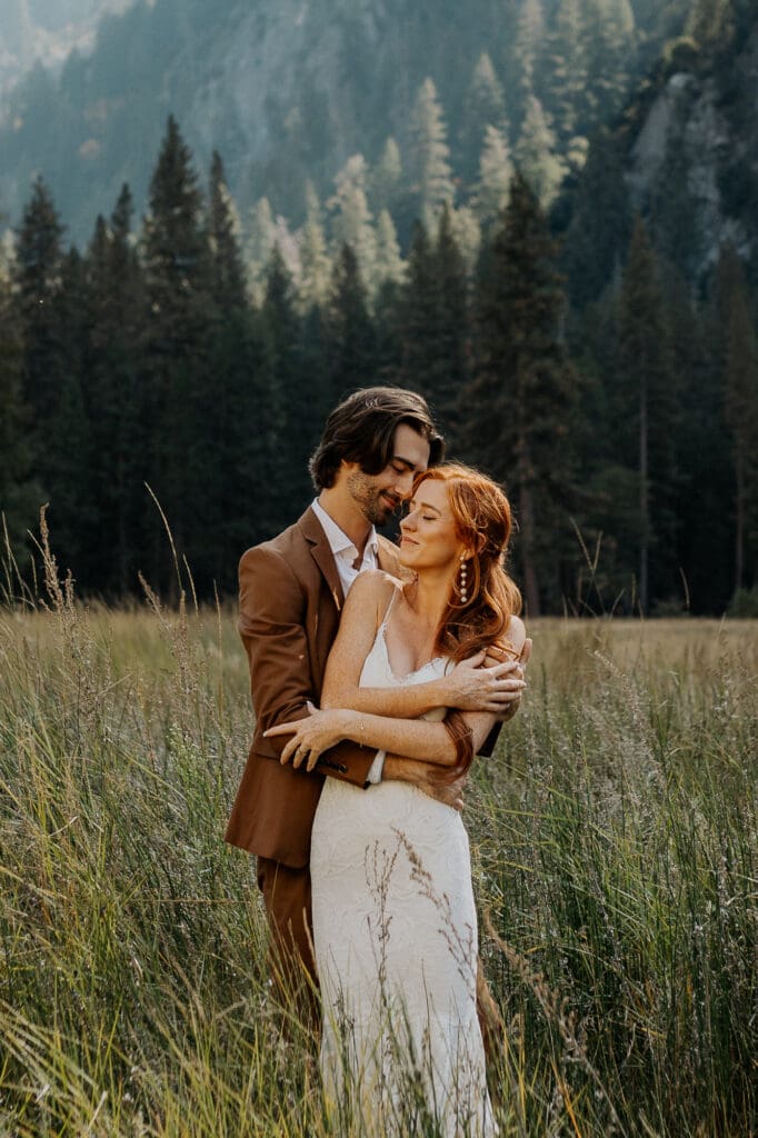 Yosemite valley elopement photos