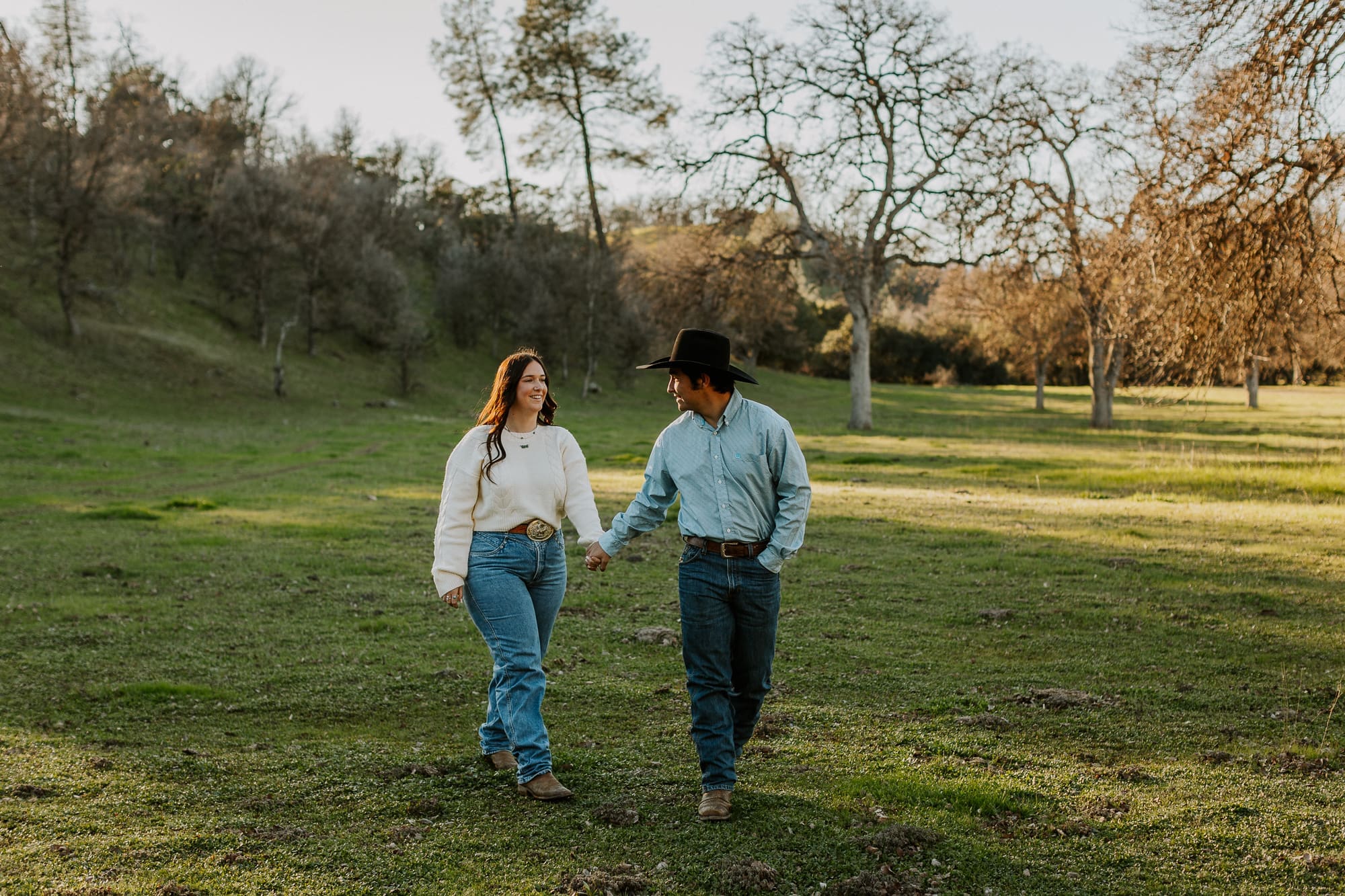 Cowboy engagement photo session